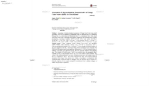 Assessment of physicochemical characteristics of Ganga Canal water quality in Uttarakhand